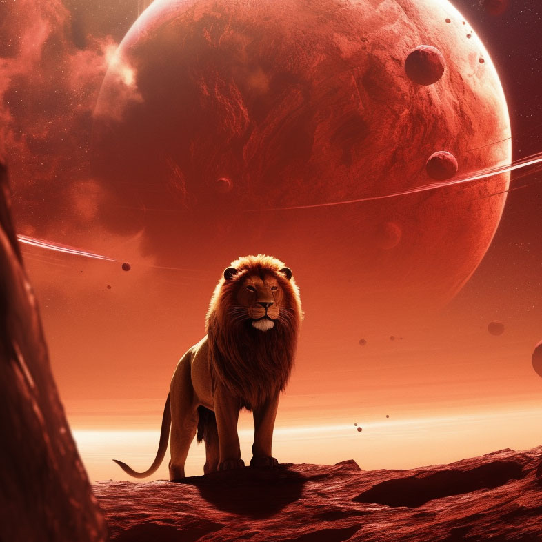 Mars and Lion