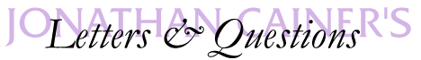 Jonathan Cainer's Letters & Questions